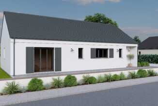 votre maison de 90m2 sur un terrain de 564m2 sur la commune de La Chapelle-Saint-Mesmin au prix de 267400&euro; avec Alpha Constructions